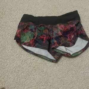 perfect condition, worn maybe twice, lululemon shorts, size 2 length 2.5!